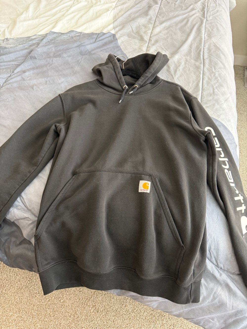 Carhartt Black Pullover Hoodie loose fit men’s medium